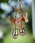 GARDEN: Rose Gold Butterfly& Flower