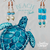 BEACH: Blue Baubles with Pearls or White Lava Beads