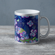 Midnight Radiance Silver Metallic Mug