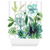 Aqua and Green Watercolor Flower Shower Curtain - Something to Cherish - Gifts for life because life is a gift.