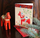 "Swedish Dala Horse" 10 pack Christmas Cards