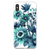 Indigo Aqua Watercolor Floral Phone Case