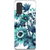 Indigo Aqua Watercolor Floral Phone Case