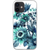 Indigo Aqua Watercolor Floral Phone Case