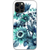 Indigo Aqua Watercolor Floral Phone Case