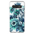 Indigo Aqua Watercolor Floral Phone Case