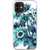 Indigo Aqua Watercolor Floral Phone Case